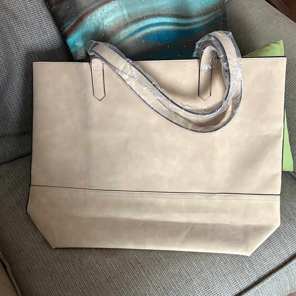 NWT K. Carroll Tan Tote Bag